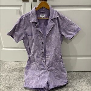 Pistola Lilac Short Sleeve Utility Romper
